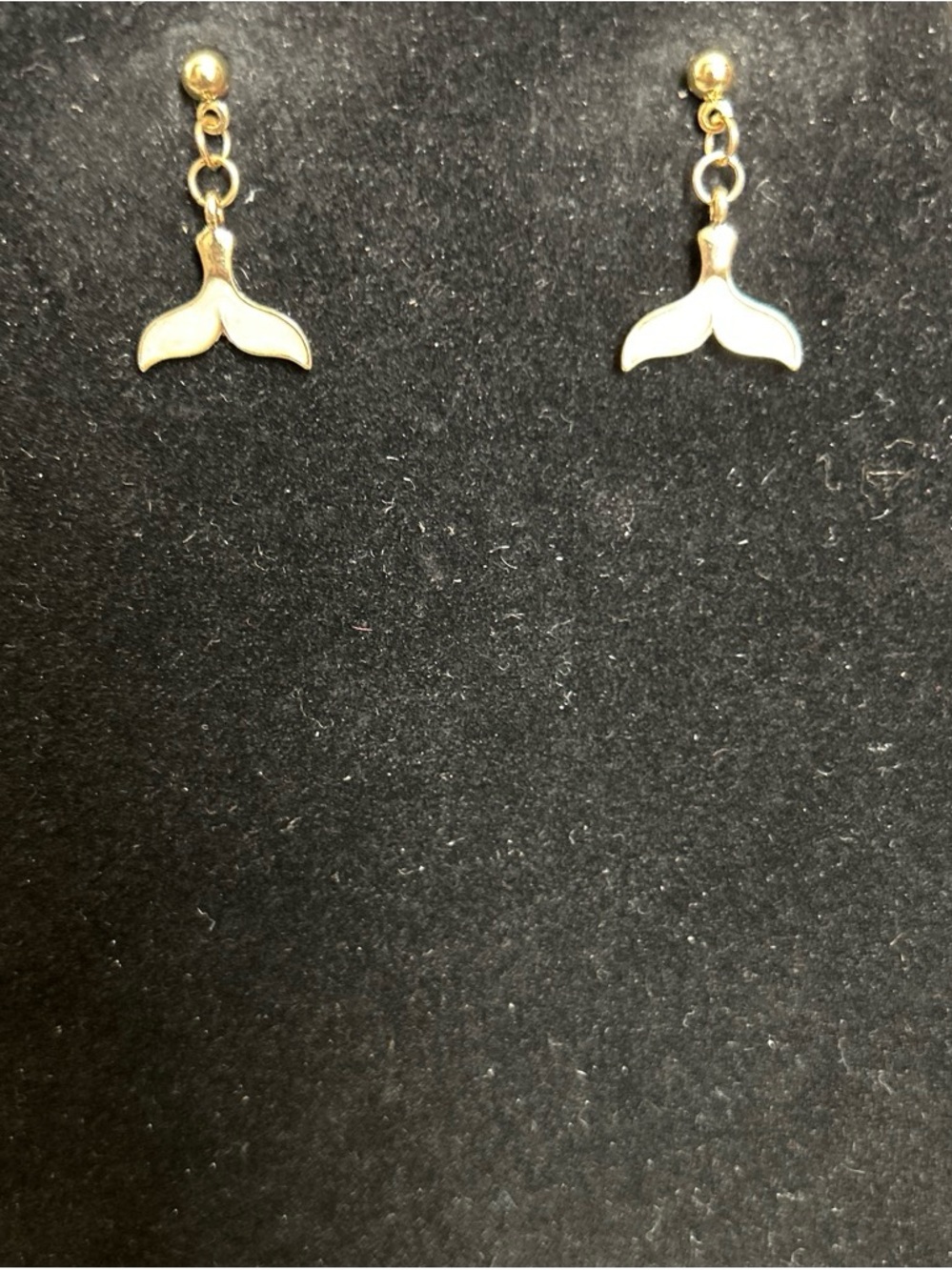 Gold color Mermaid Tail Drop Earrings - Women Jewelry